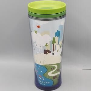 Starbucks Spring 2009 Tumbler 16oz Trees Park
